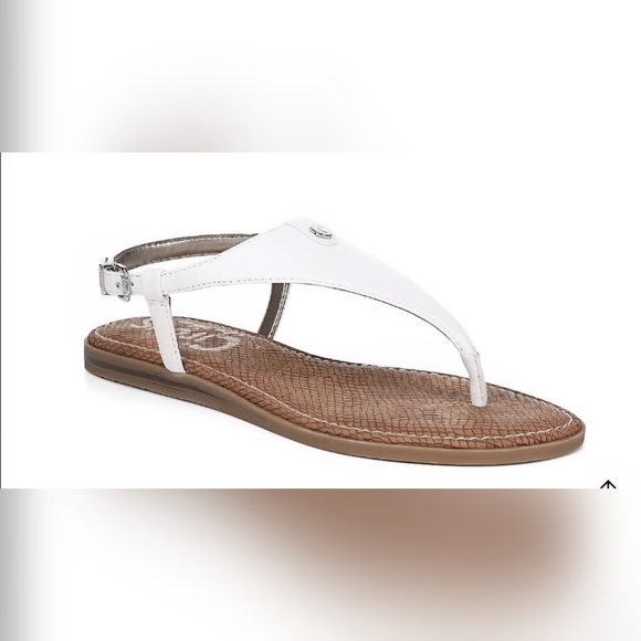 Circus By Sam Edelman White Leather Women's Sandals: Size 9 - Picture 1 of 5